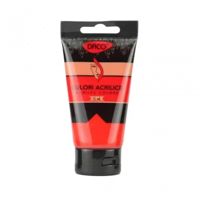 Culori acril 75ml DACO CU375RS Rosu Scarlet-img