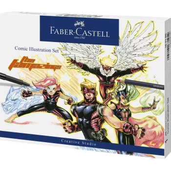 Set comic illustration 15 piese Faber-Castell-1