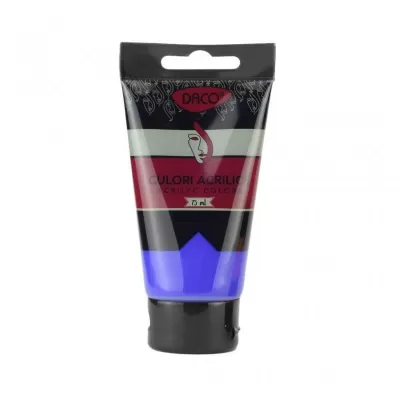 Culori acril 75ml DACO CU375AUL Albastru Ultramarin-img
