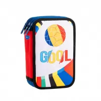 Penar echipat 3 compartimente, baieti, 46 piese, Gol Tricolor Daco PE3026E-1-IMG-slider-mobile
