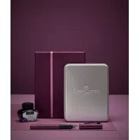 Set stilou cu calimara cerneala si convertor, Berry, Grip 2011 Faber-Castell-2-IMG-slider-mobile