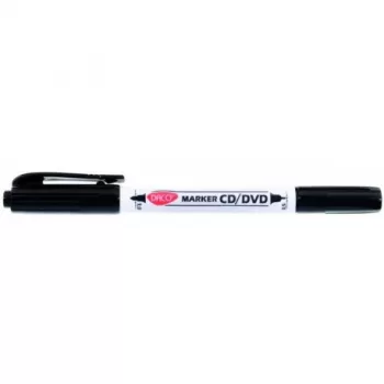 Marker CD/DVD 2 capete DACO Negru-1