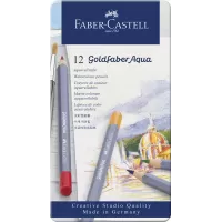 Creioane colorate aquarelle 12 culori goldfaber cut. Metal faber-1-IMG-slider-mobile