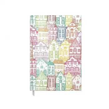 Agenda A5 nedatata, 208 pagini, Colorful City-3