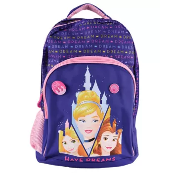 Ghiozdan scolar fete mov, licenta Disney Printese, clasele 1-4, Pigna-1