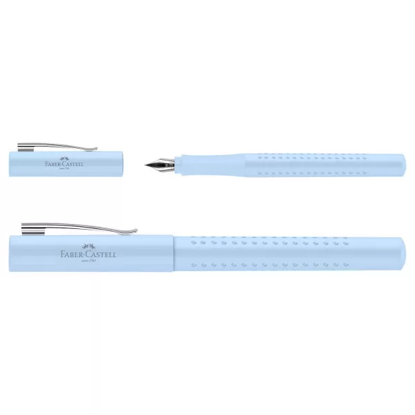 Stilou Faber Castell Grip 2010 albastru Blue Sky, penita M-2-IMG-slider