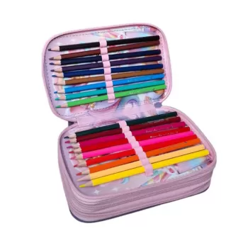 Penar 3 compartimente fete, echipat cu 46 piese, unicorn Daco PE3024E-5