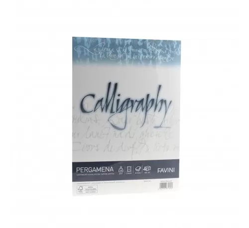 20-Hartie-caligrafica-190g^mp-A4-20-coli-ALB-FAVINI-PERGAMENA