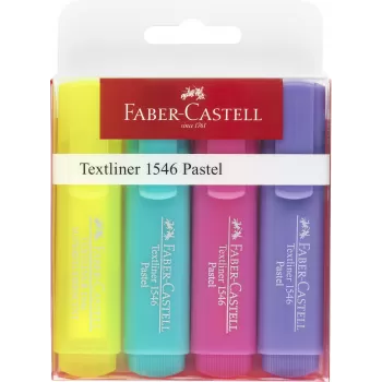 Textmarker set 4 pastel Faber-Castell-1