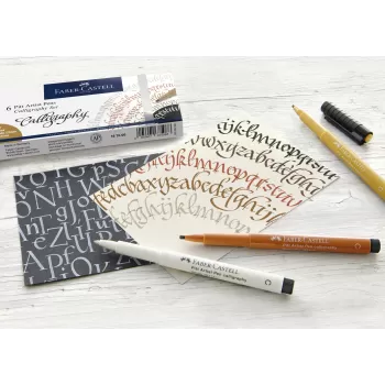 Pitt artist pen set caligrafic 6 buc Faber-Castell-3