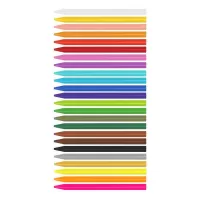 Creioane cerate, corp rotund, 24 culori  Milan-2-IMG-slider-mobile