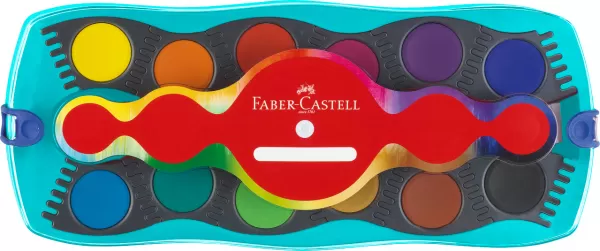 Acuarele 12 culori turcoaz connector Faber-Castell-2-IMG-slider