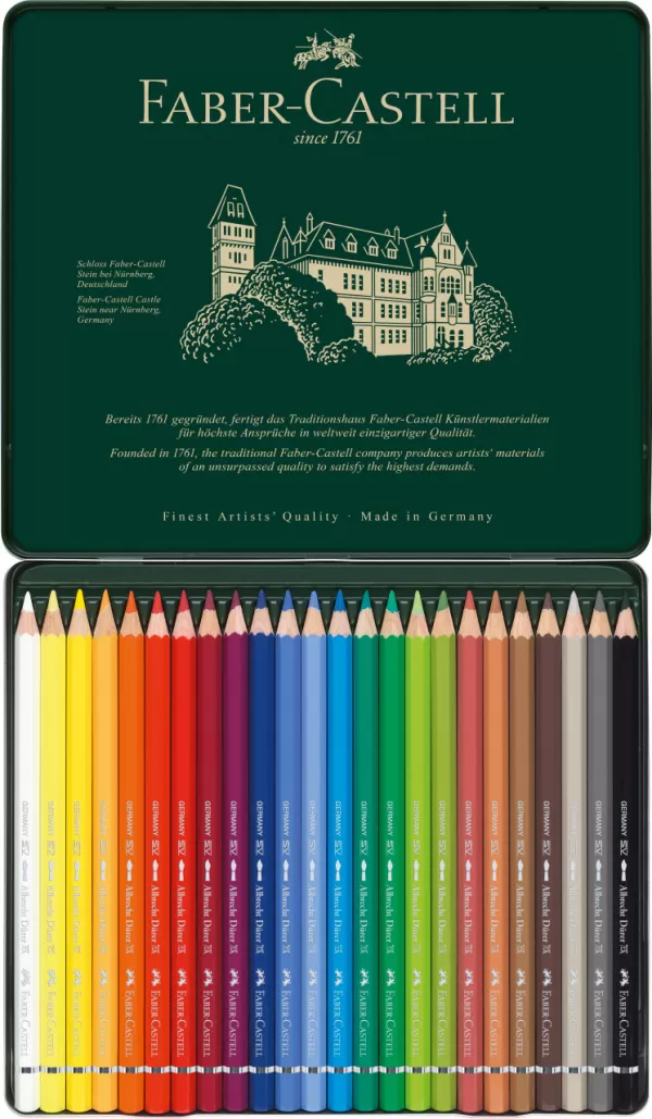 Creioane colorate acuarela 24 culori a. Durer Faber-Castell-3-IMG-slider