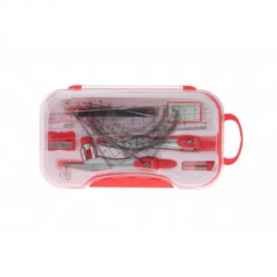Trusa geometrie in cutie de plastic Daco-img