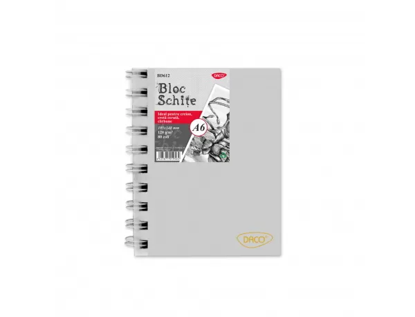 Sketchbook - bloc schite A6, 120g/mp, 80 file Daco BD612-1-IMG-slider