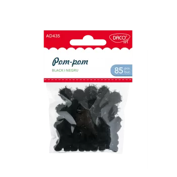 Accesorii craft - Pom-pom Negru Daco AD435-1