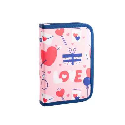 Penar echipat fete cu 2 extensii, Pink Love Daco PE1960E-img