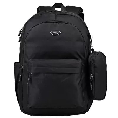 Ghiozdan scoala copii, negru cu borseta, 46 cm Daco GH573N-img