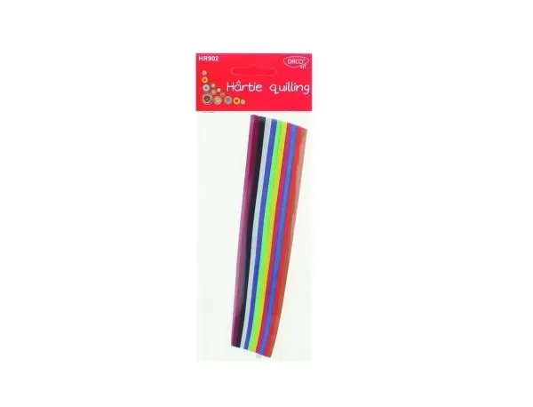 Hârtie quilling 18x0.5cm 300/set DACO HR902-1-IMG-slider