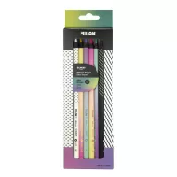 Creioane colorate set 6 culori, lemn negru printat Sunset Milan-1-IMG-slider-mobile
