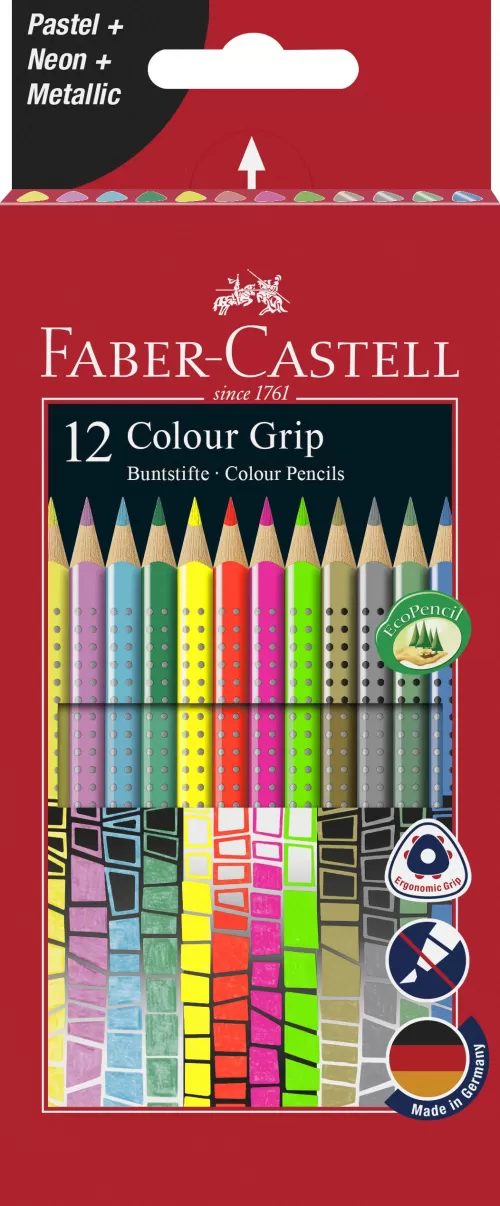 19-Creioane-colorate-12-culori-speciale-grip-Faber~Castell