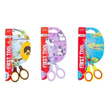 Foarfeca gradinita 13 cm, lama printata, Daco FF202-1