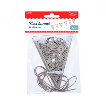Accesorii craft - Ghirlandă lemn 