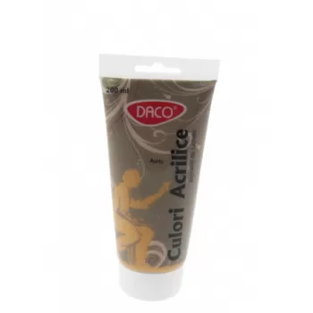 Culori acrilice 200 ml - Auriu - Daco CU3200AU-1