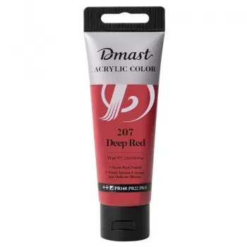 Culori acrilice profesionale, 75 ml, rosu intens Dmast by Pebeo-1
