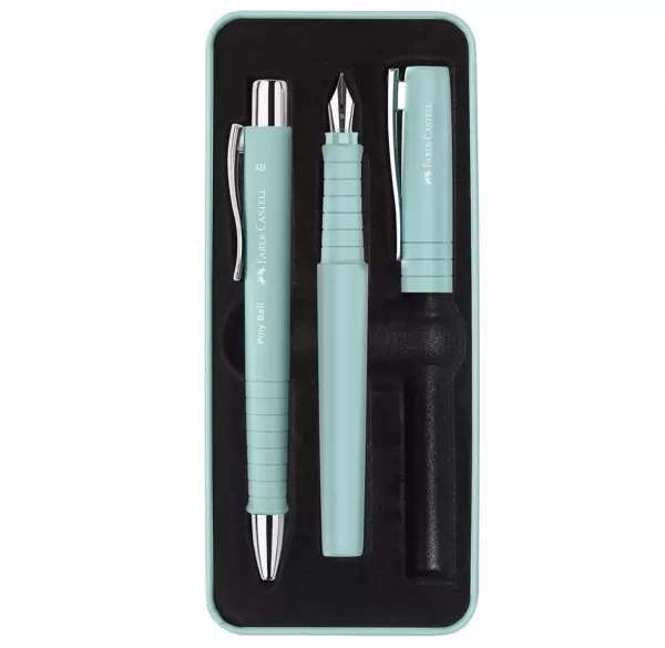 Set stilou si pix Faber-Castell bleu caraibe Poly-1-IMG-slider