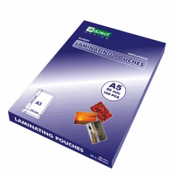 Folii laminare A5, 80 microni D.Rect-1