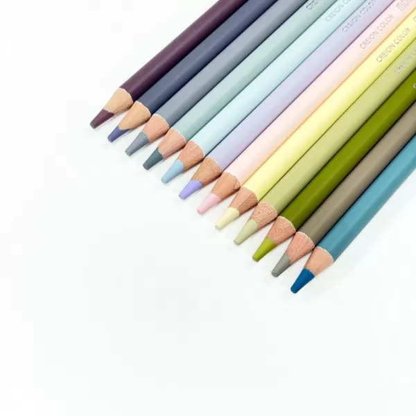 Creioane colorate 12 culori pentru hartie neagra Morandii Daco CC412M-2-IMG-slider