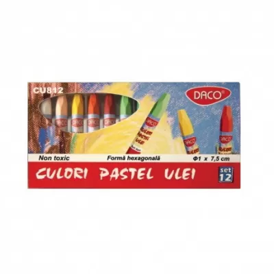 Culori pastel ulei DACO set 12-img