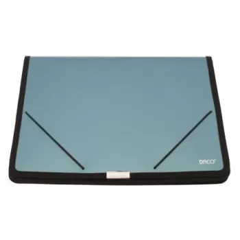 Mapa plastic cu elastic si burduf verde Daco MP270V-1