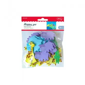 Accesorii craft - animale zoo din spumă autoadezivăa AD340 -1