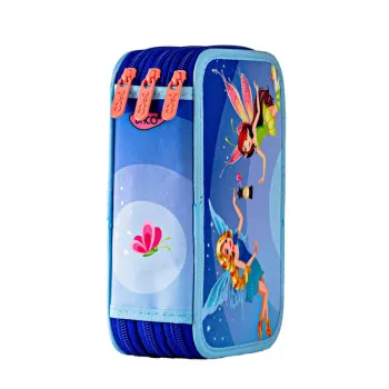Penar neechipat fete, cu 3 compartimente si fermoare, Zane Daco PE3036-2