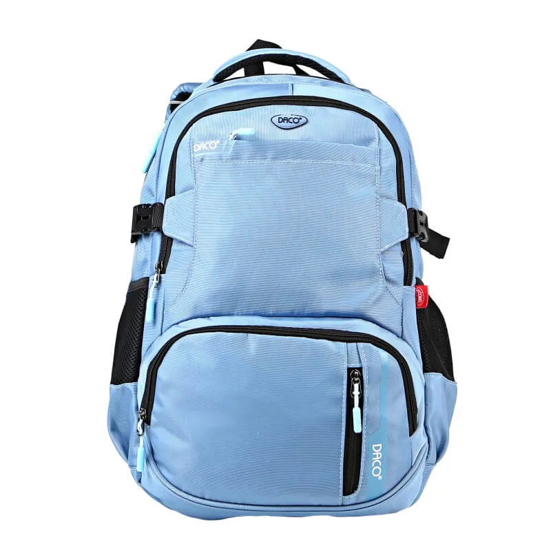 Ghiozdan baieti liceu, albastru, 46 cm Daco GH555A | Ghiozdane