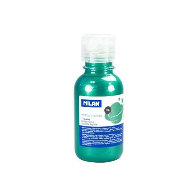 Tempera 125 ml Milan verde Metalizat 033461-img
