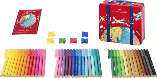 Carioca 40 culori connector valiza Faber-Castell-2-IMG-slider