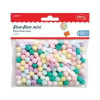 Pom-pom mini, culori pastel Daco AD531-1-IMG-slider-mobile
