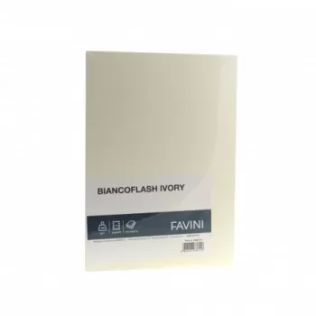 Carton carti de vizita A4, 300g/mp, 100 coli Ivory neted BIANCOFLASH-1