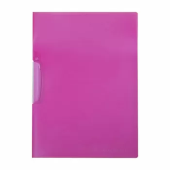 Mapa plastic cu clips A4, Fucsia, DACO MP540F-1