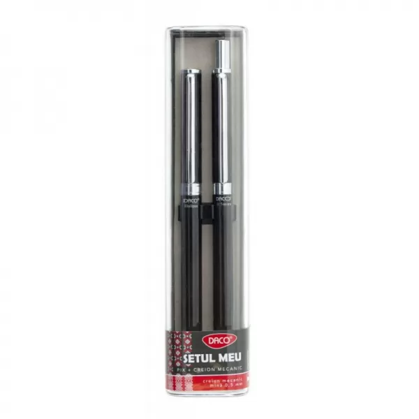 Set Pix si creion mecanic negru DACO SE404N-2-IMG-slider