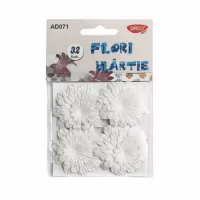 Flori de hartie albe - accesorii craft - Daco AD071W-2-IMG-slider-mobile