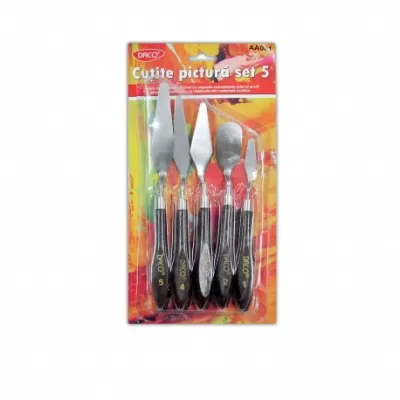 Accesorii modelaj - AA001 Cutite pictura set 5 DACO-img