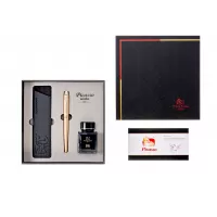 Stilou PICASSO metalic auriu cu etui si calimara 9666AU-1-IMG-slider-mobile