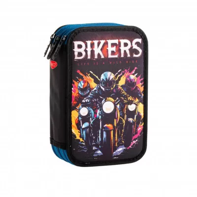 Penar 3 compartimente baieti, echipat cu 46 de piese, Bikers Daco PE3033E-img