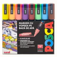 Markere Posca set 8 culori, varf mediu 1.8-2.5 mm, PC-5M-3-IMG-slider-mobile