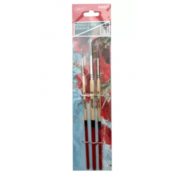 Pensule pictura set 3, par veverita Daco PN513-1