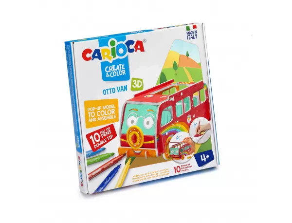 Set microbuz 3D + 10 Carioci OTTO VAN CARIOCA-1-IMG-slider